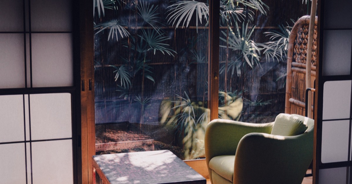 A quiet Kyoto room with shoji screens and a garden window