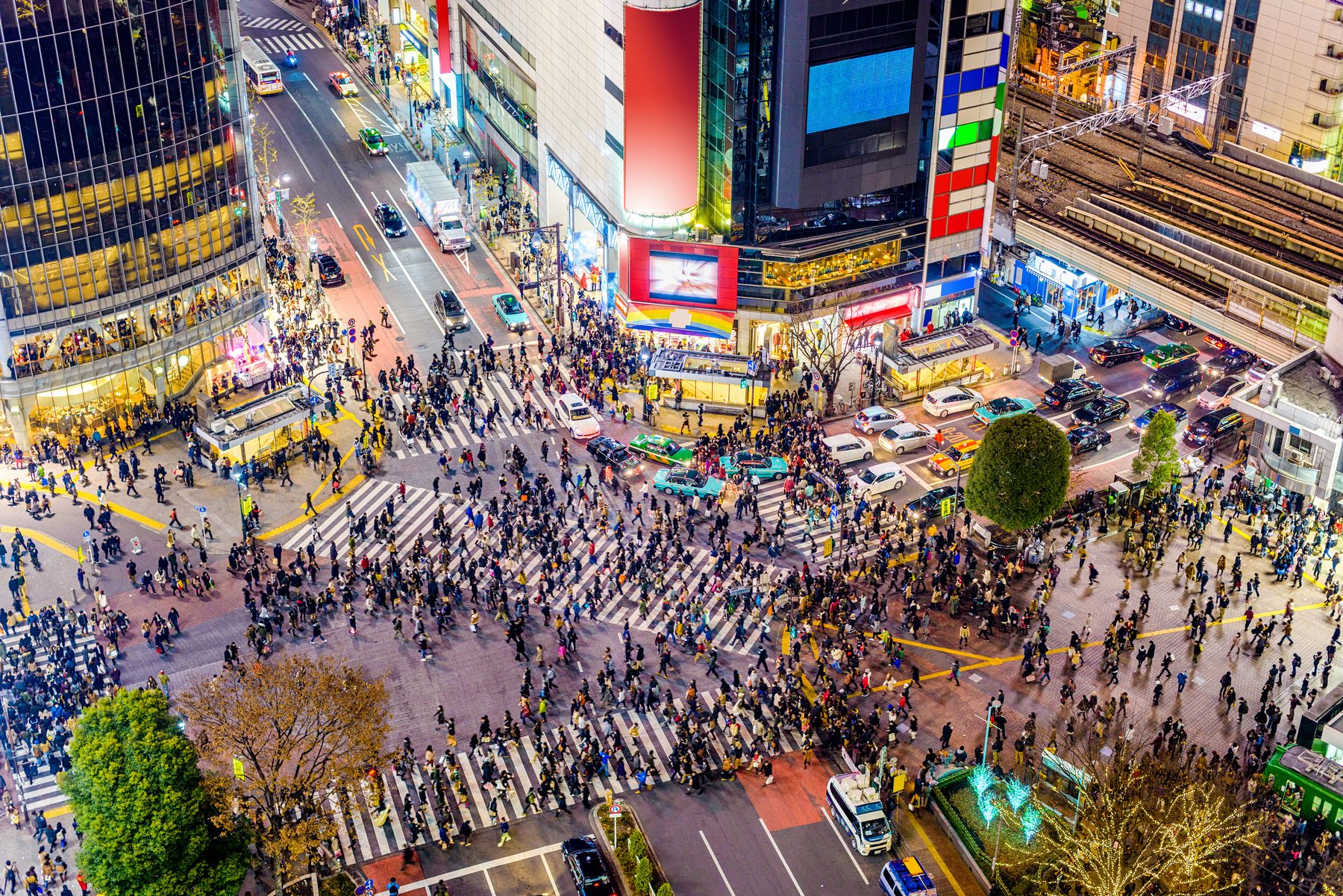 Shibuya crossing in Tokyo